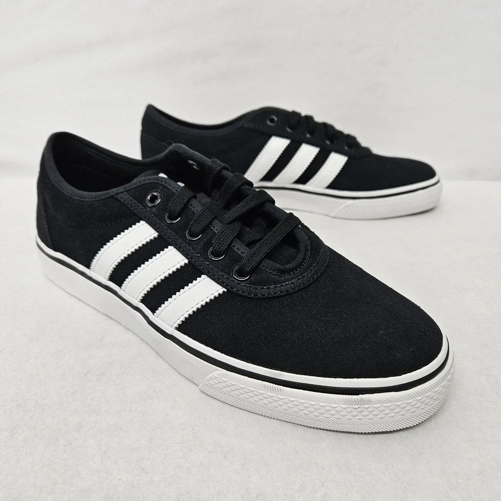 Adidas Adi Ease Skateboarding Shoes HQ6432 Core Black Cloud White‎ Men's Size 9